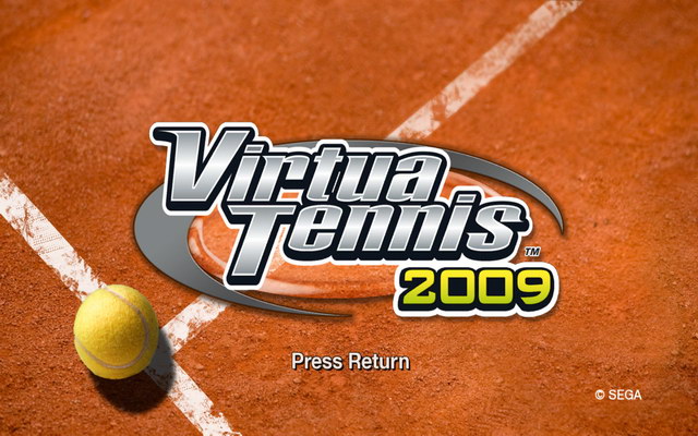 《VR网球2009》游戏截图